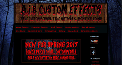 Desktop Screenshot of aib-custom-effects.com